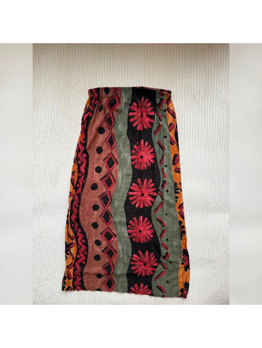 Women’s 90’s Vintage Boho Maxi Skirt